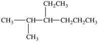 <strong>What is the IUPAC name of this compound? </strong> A)4-propylhexane B)3-ethyl-2-methylhexane C)2-methyl-3-ethylhexane D)4-ethyl-5-methylheptane