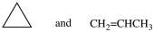 <strong>Which of the following pairs of compounds are constitutional isomers?</strong> A) B)(CH<sub>3</sub>)<sub>3</sub>CCl and (CH<sub>3</sub>)<sub>3</sub>CBr C) D)