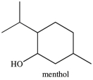 <strong>What is the classification of the carbon atom that bonded to the -OH group in menthol? </strong> A)primary B)secondary C)tertiary D)quaternary