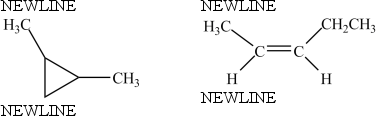 The molecules below are constitutional isomers.