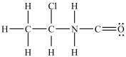<strong>Which structure has all of the hydrogens and lone pairs correctly added to the compound shown below? </strong> A) B) C) D)