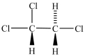 <strong>Which of the following correctly depicts the three-dimensional shape around each carbon in the structure below? </strong> A) B) C) D)