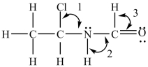 <strong>What are the bond angles in the structure shown below? </strong> A)Angle 1 = 109.5°, Angle 2 = 109.5°, and Angle 3 = 109.5° B)Angle 1 = 109.5°, Angle 2 = 120°, and Angle 3 = 120° C)Angle 1 = 109.5°, Angle 2 = 90°, and Angle 3 = ~109.5° D)Angle 1 = 109.5°, Angle 2 = ~109.5°, and Angle 3 = 120°