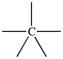 <strong>Which bonding pattern is NOT typical of carbon atoms in organic compounds?</strong> A) B) C) D)