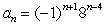 <strong>Write a formula that produces the given terms of the sequence. , , , </strong> A) B) C) D)