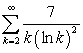 Determine the convergence or divergence of . Show all your work.