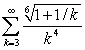 Determine convergence or divergence of the series.