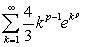 <strong>Determine all values of p for which the series converges.</strong> A) B) C) D)