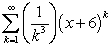 <strong>Determine the radius and interval of convergence of .</strong> A) B) C) D)
