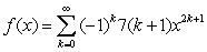 <strong>Find a power series representation and radius of convergence for by integrating or differentiating a series.</strong> A) ; B) ; C) ; D) ;