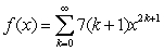 <strong>Find a power series representation and radius of convergence for by integrating or differentiating a series.</strong> A) ; B) ; C) ; D) ;