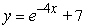 <strong>Find the solution of the differential equation, y' = -4y, satisfying the initial condition, y(0) = 7.</strong> A)   B)   C)   D)   <div style=padding-top: 35px> 