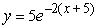 <strong>Find the solution of the differential equation, y' = -2y, satisfying the initial condition, y(-5) = 5.</strong> A)   B)   C)   D)   <div style=padding-top: 35px> 