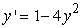 <strong>Identify the equilibrium solutions for   , and determine if they are stable or unstable.</strong> A) y =   (unstable); y =   (stable) B) y =   (stable); y =   (stable) C) y =   (stable); y =   (stable) D) y =   (unstable); y =   (stable) <div style=padding-top: 35px> 