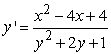 Use the direction field below to sketch a solution curve and estimate the initial value y(0) for the differential equation   , such that the solution curve passes through the point (2, 2).  <div style=padding-top: 35px> 