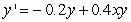 <strong>Find all equilibrium points for the following coupled predator-prey-model equations.    </strong> A) (0, 0), (1.500, 0), (0.500, 0.500) B) (0, 0), (0.500, 0), (1.500, 0.500) C) (0, 0), (0.500, 1.500), (0, 0.500) D) (0, 0), (1.500, 0), (0.500, 0.250) <div style=padding-top: 35px> 