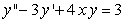 Write the following second-order equation as a system of first-order equations.  <div style=padding-top: 35px> 