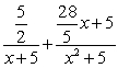 <strong>Find the partial fraction decomposition. </strong> A) B) C) D)
