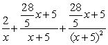 <strong>Find the partial fraction decomposition. </strong> A) B) C) D)