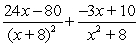 <strong>Find the partial fraction decomposition. </strong> A) B) C) D)