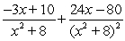 <strong>Find the partial fraction decomposition. </strong> A) B) C) D)