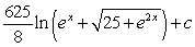 <strong>Use a table of integrals to find an antiderivative. </strong> A) B) C) D)