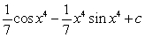 <strong>Use a table of integrals to find an antiderivative. </strong> A) B) C) D)