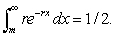 Find the median (another measure of average) for a random variable with pdf on The median is the 50% mark on probability, that is, the value such that