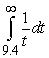 <strong>Express the number as an integral. </strong> A) B) C) D)