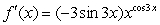 <strong>Use logarithmic differentiation to find the derivative of the given function. .</strong> A) B) C) D)