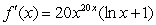 <strong>Use logarithmic differentiation to find the derivative of the given function. .</strong> A) B) C) D)