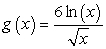 <strong>The gain g of a signal amplifier (an electronics component) is given by , where x is the input signal in millivolts. Find an x that maximizes the gain. Round to three decimal places.</strong> A) 2.718 B) 7.389 C) 1.532 D) 1.763