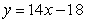 <strong>Find an equation of the tangent line for at x = 2.</strong> A) B) C) D)