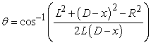 <strong>A flywheel of radius r is driven by a reciprocating shaft S and a linking arm L (see figure below). If x represents the displacement of the shaft from its leftmost position, then the angle between the linking arm and the centerline of the shaft is . Find the maximum value of .</strong> A) B) C) D)
