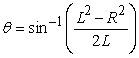 <strong>A flywheel of radius r is driven by a reciprocating shaft S and a linking arm L (see figure below). If x represents the displacement of the shaft from its leftmost position, then the angle between the linking arm and the centerline of the shaft is . Find the maximum value of .</strong> A) B) C) D)
