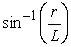 <strong>A flywheel of radius r is driven by a reciprocating shaft S and a linking arm L (see figure below). If x represents the displacement of the shaft from its leftmost position, then the angle between the linking arm and the centerline of the shaft is . Find the maximum value of .</strong> A) B) C) D)