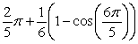 <strong>Find the area between the following curves on the given interval. </strong> A) B) C) D)