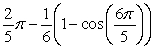 <strong>Find the area between the following curves on the given interval. </strong> A) B) C) D)
