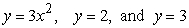 <strong>Identify the graph and area of the region bounded by the curves . Use only one integral. The figures below are not necessarily to scale.</strong> A) B) C) D)