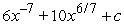 <strong>Find the general antiderivative.  </strong> A)   B)   C)   D)   <div style=padding-top: 35px> 