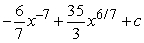 <strong>Find the general antiderivative.  </strong> A)   B)   C)   D)   <div style=padding-top: 35px> 