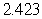 <strong>Approximate the area under the curve on the given interval using   rectangles and right-endpoint evaluation. Round to three decimal places.   on   ,  </strong> A)   B)   C)   D)   <div style=padding-top: 35px> 