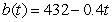 Suppose that, for a particular population of organisms, the birth rate is given by   organisms per month and the death rate is given by   organisms per month. Explain why   represents the net change in population in the first 12 months. Determine for which values of   it is true that   . At which times is the population increasing? Decreasing? Determine the time at which the population reaches a maximum.<div style=padding-top: 35px> 