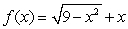 Given the graph of   , locate the absolute extrema (if they exist) on the interval   .  