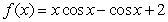 Using a calculator or computer, estimate the absolute extrema of   on the interval   . Round answer to the nearest hundredth.