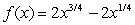 Determine all significant features and sketch a graph.  <div style=padding-top: 35px> 