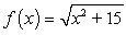 Graph the function and completely discuss the graph.  