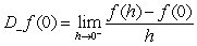 <strong>Compute the right-hand derivative and the left-hand derivative . </strong> A) , B) , C) , D) ,