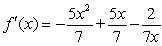 <strong>Find the derivative of .</strong> A) B) C) D)