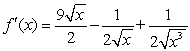 <strong>Find the derivative of .</strong> A) B) C) D)